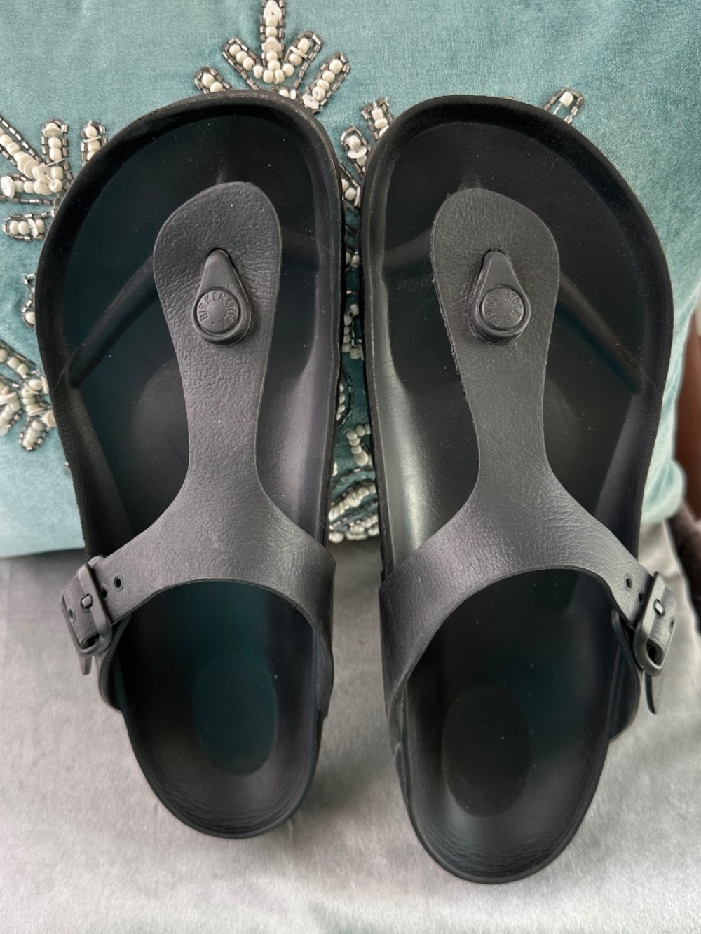 Birkenstock Gizeh Eva thong sandals Black size EU 39